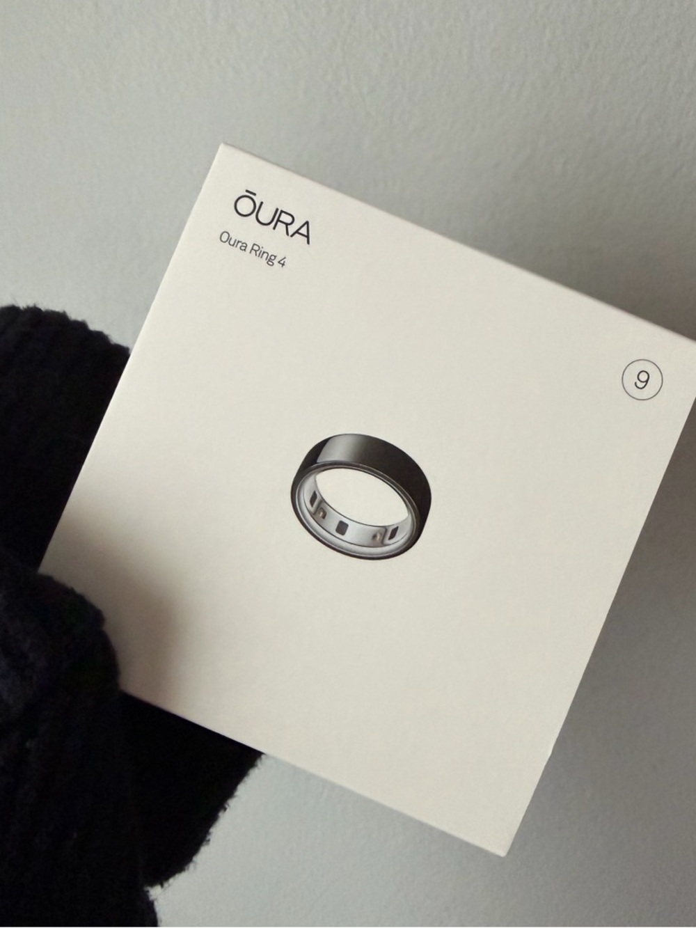 Oura Ring - Black - Size 9 - Gen 4
